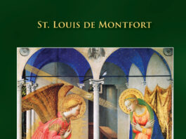 Illustrated cover of True Devotion to Mary by St. Louis de Montfort, New Insights Multimedia edition